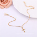 Shangjie Oem Summer Personals All-Match Popular Anklet Simple Cross Best Friend Anklet Iced Aced Anklets